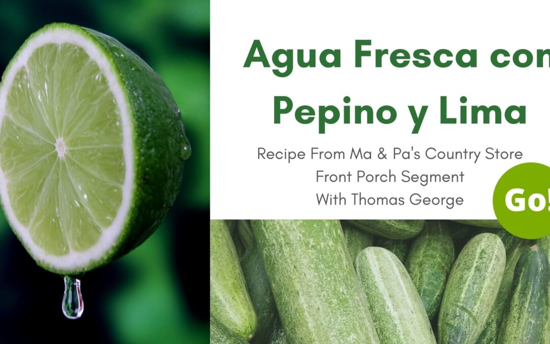 A Drink Made of Cucumbers, REALLY?! Agua Fresca con Pepino y Lima – +3 Prize Points