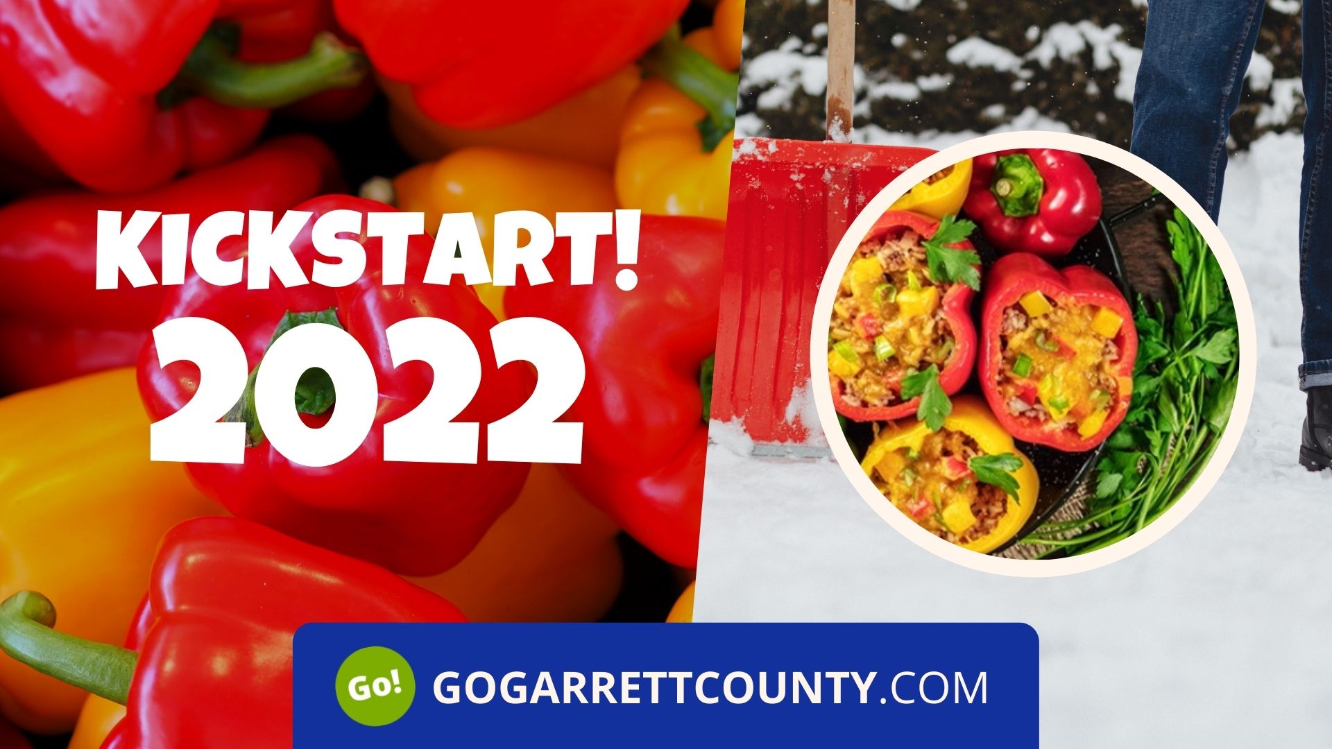 KICKSTART 2022 January 8, 2022 Simple Stuffed Peppers Recipe Go! Garrett County