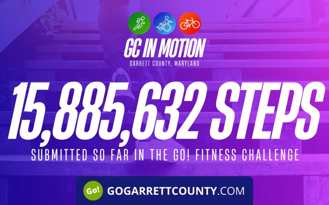 15 MILLION+ Steps Submitted So Far In The Go! Fitness Challenge!