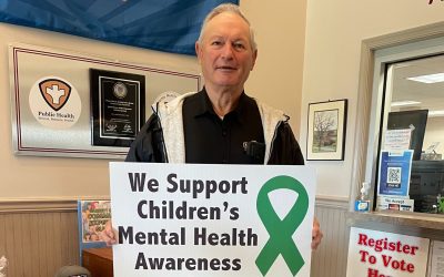 Garrett County Commissioner Larry Tichnell Shows His Support for Mental Health Month and Children’s Mental Health Awareness Week!