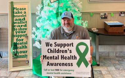Garrett County Commissioner Ryan Savage Shows His Support for Mental Health Month and Children’s Mental Health Awareness Week!