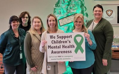 The Garrett County Health Department’s Administrative Unit Supports Mental Health Month and Children’s Mental Health Awareness Week!