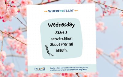 Mental Health Month: Where to Start – Wednesday