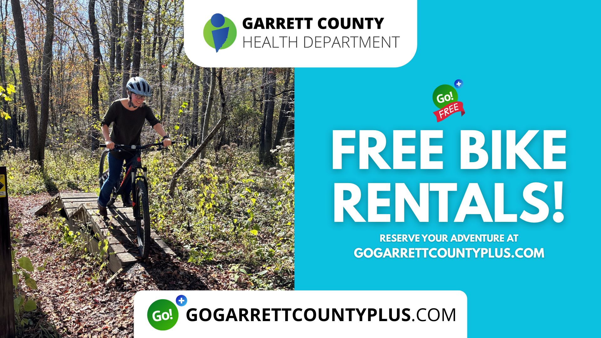 FREE BIKE RENTALS! – The forecast is looking hopeful with a mix of sun and clouds!